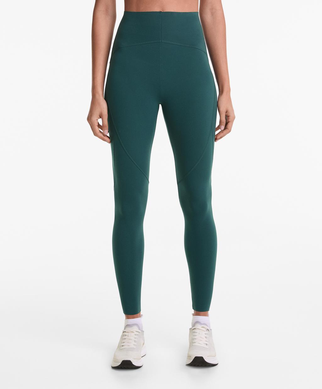 

Базовые облегающие леггинсы длиной до щиколоток Oysho, темно-зеленый