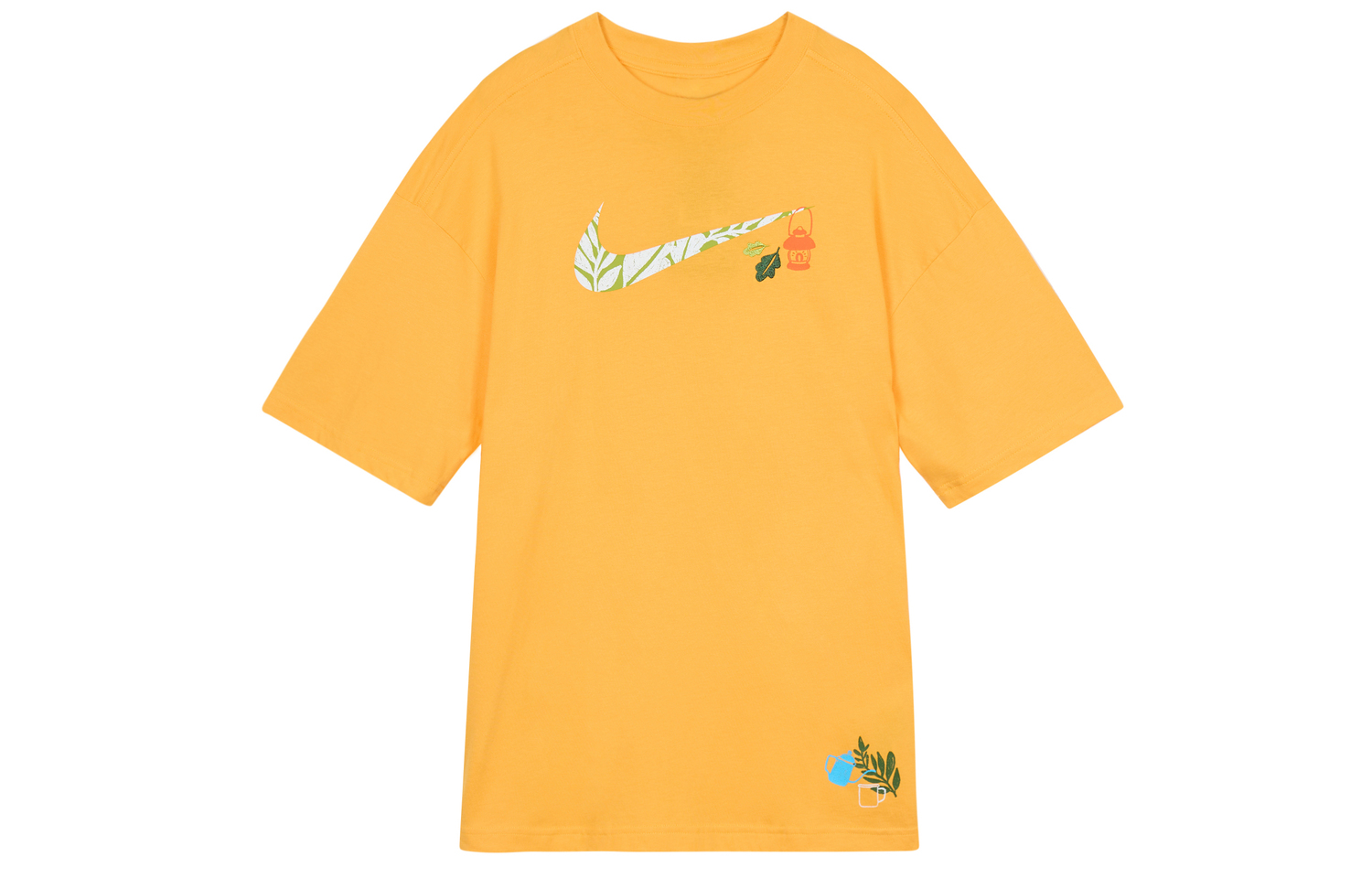 

Футболка Nike с рукавом дроп-шилдер женская Sun Dial Yellow