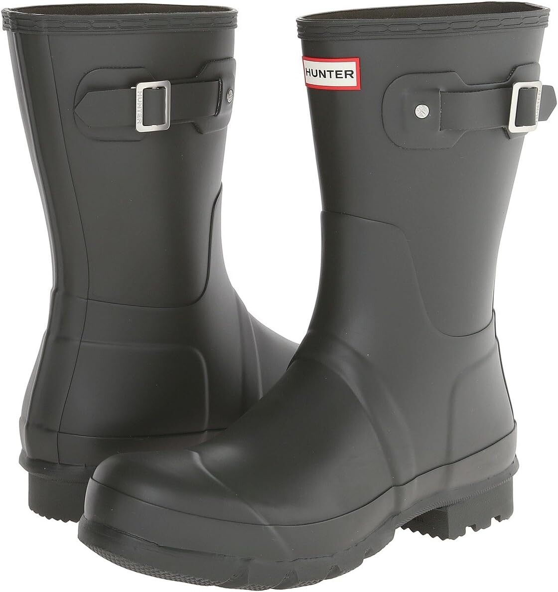 

Резиновые сапоги Original Short Rain Boots Hunter, цвет Dark Olive