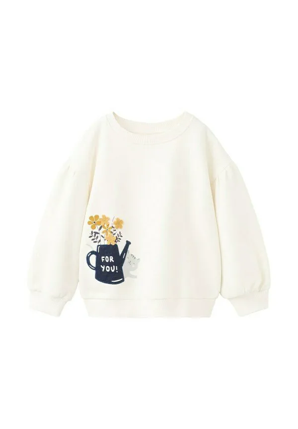 Толстовка Mango Kids, Off White