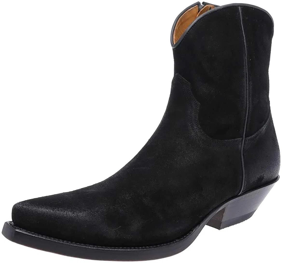 FB Fashion Boots Мужские ковбойские ботинки Rey Western Boots Кожаные ботинки Черные