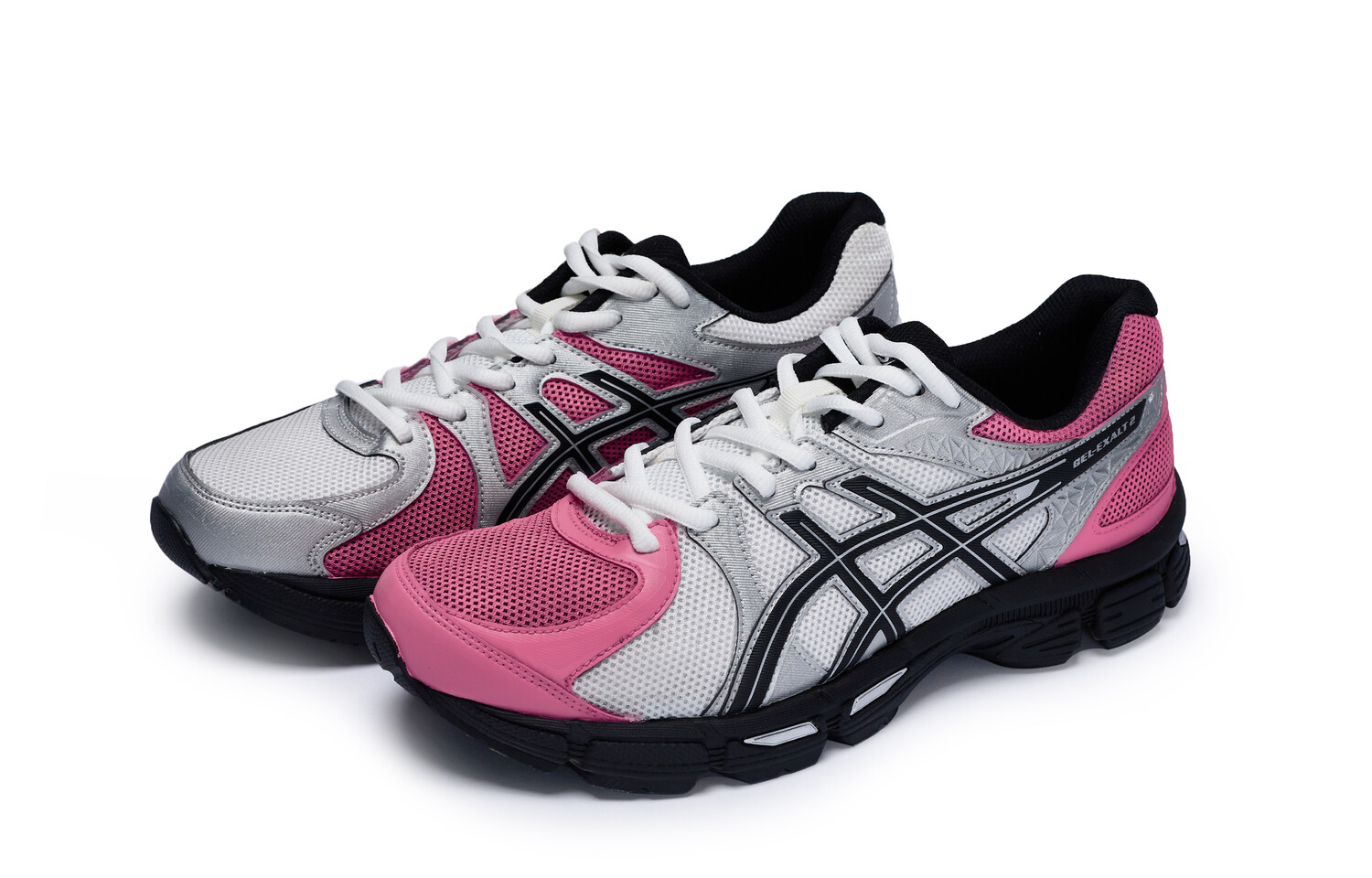 Кроссовки мужские Gel-Exalt 2 с низким верхом розового/серебристого цвета Asics — фото 4