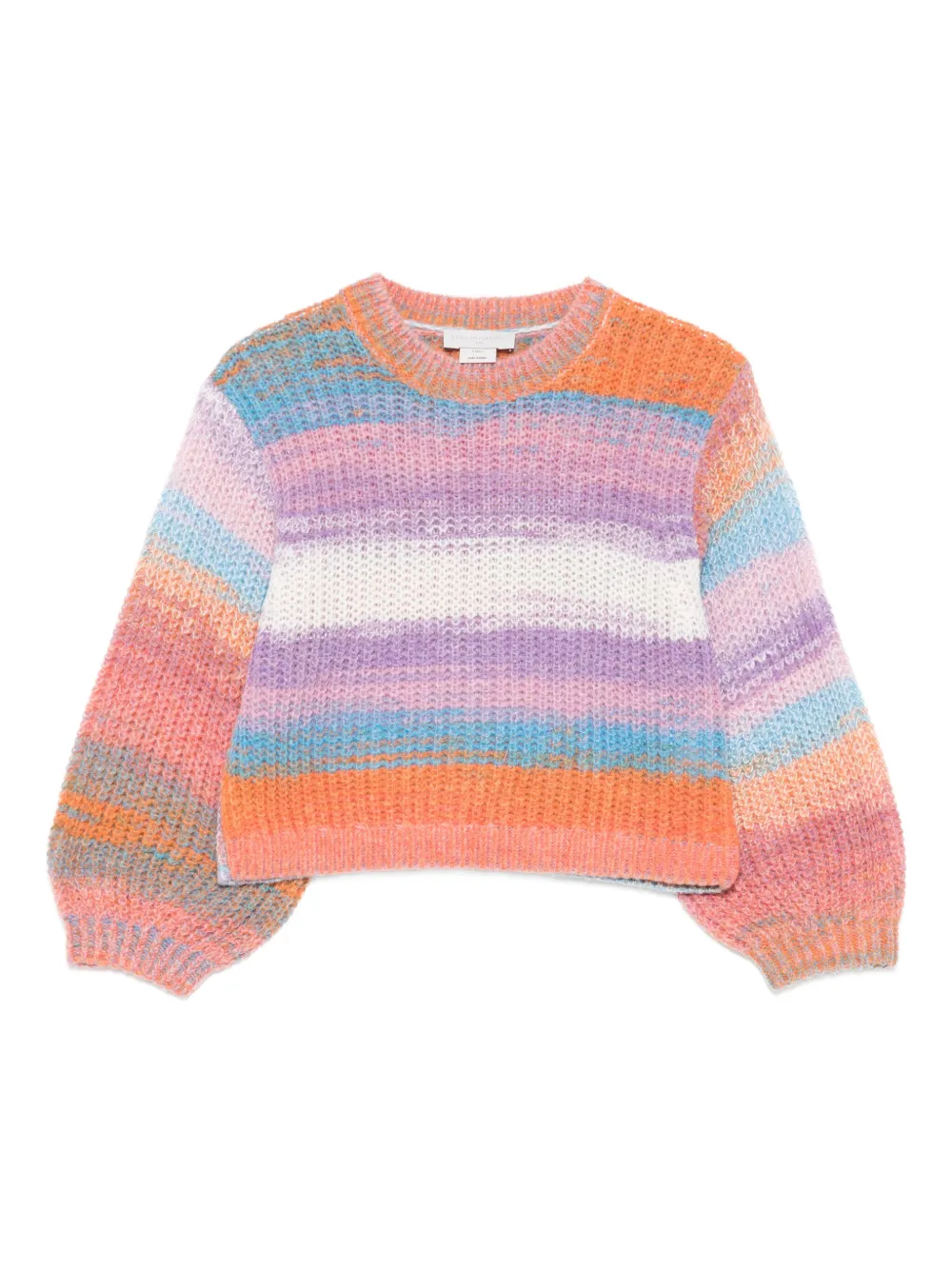 

Свитер с рукавами-фонариками Stella McCartney Kids, оранжевый