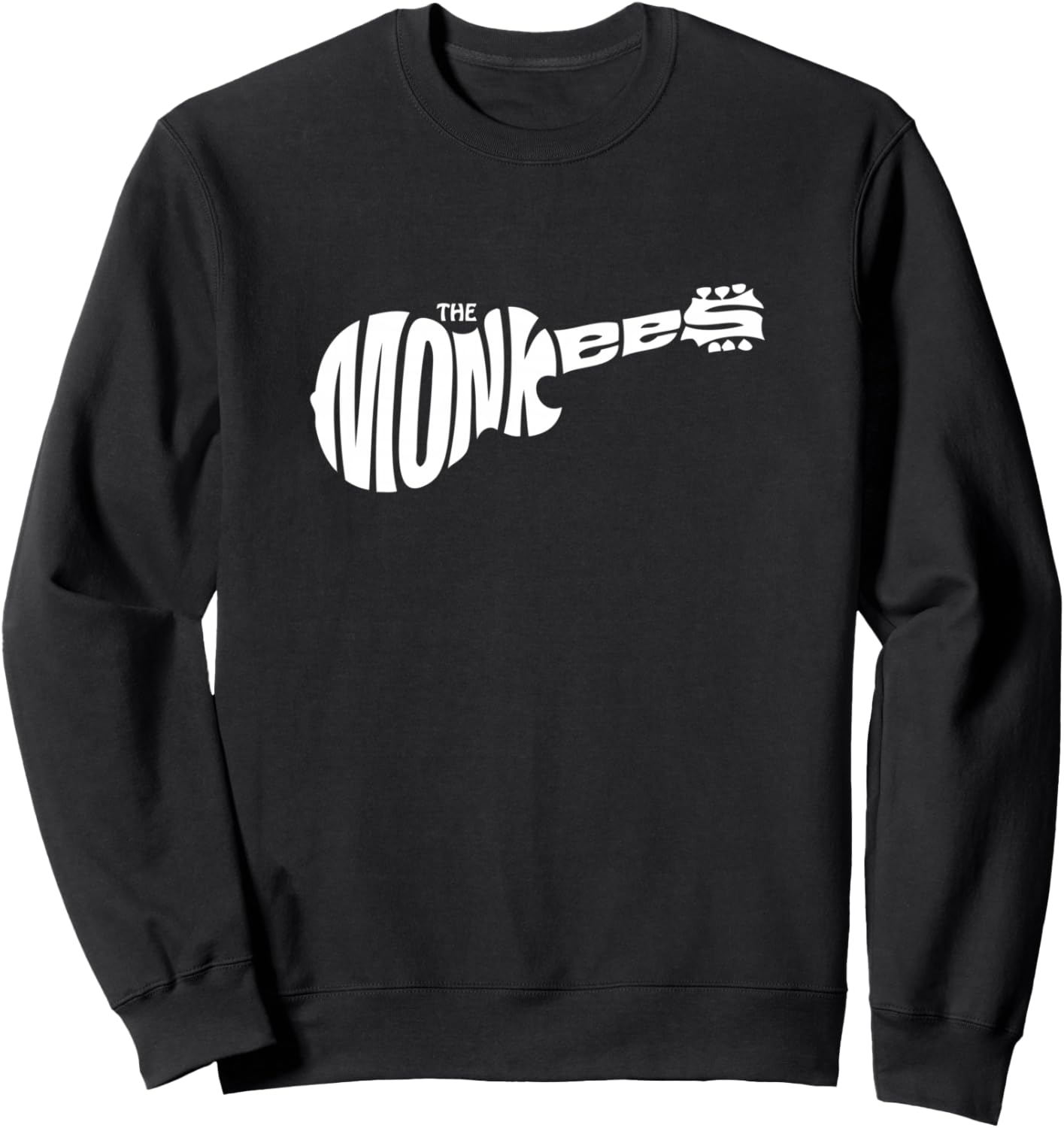 

Черная толстовка с логотипом классической белой гитары группы The Monkees, Черный, Черная толстовка с логотипом классической белой гитары группы The Monkees