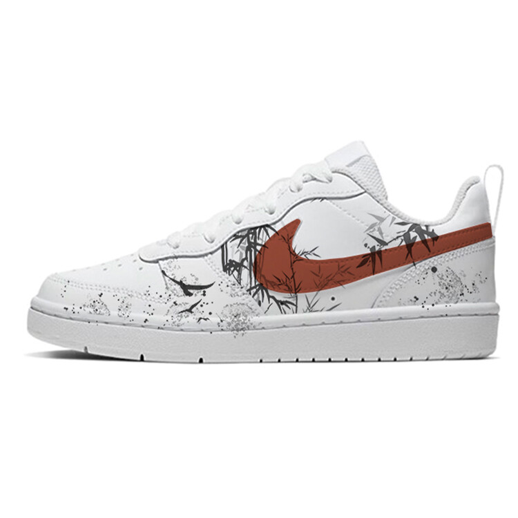 

Кроссовки Nike Court Borough Skateboard Shoes Women's Low-Top White, Белый, Кроссовки Nike Court Borough Skateboard Shoes Women's Low-Top White
