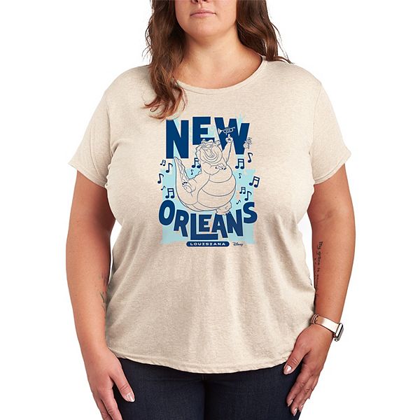 

Футболка с принтом Plus size Princess Tiana New Orleans Disney, Beige