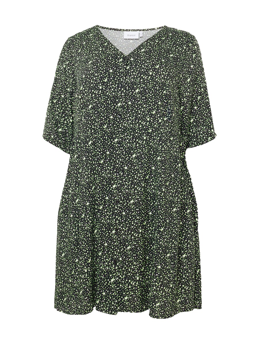 

Платье Fransa Curve Elise, цвет Light green/Dark green