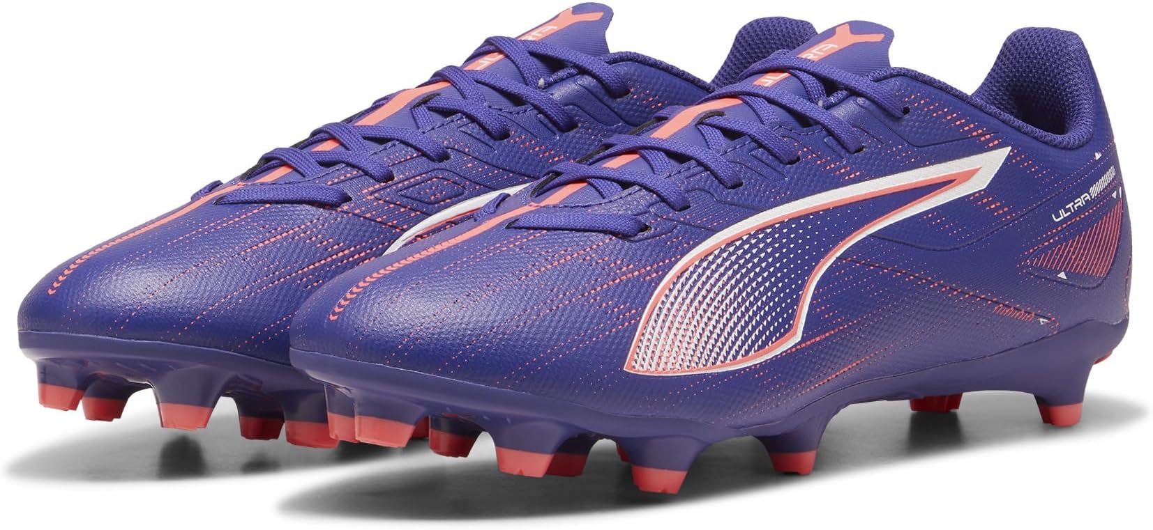

Кроссовки PUMA Ultra 5 Play Firm, Artificial Ground Soccer Cleats, цвет Lapis Lazuli-Puma White-Sunset Glow