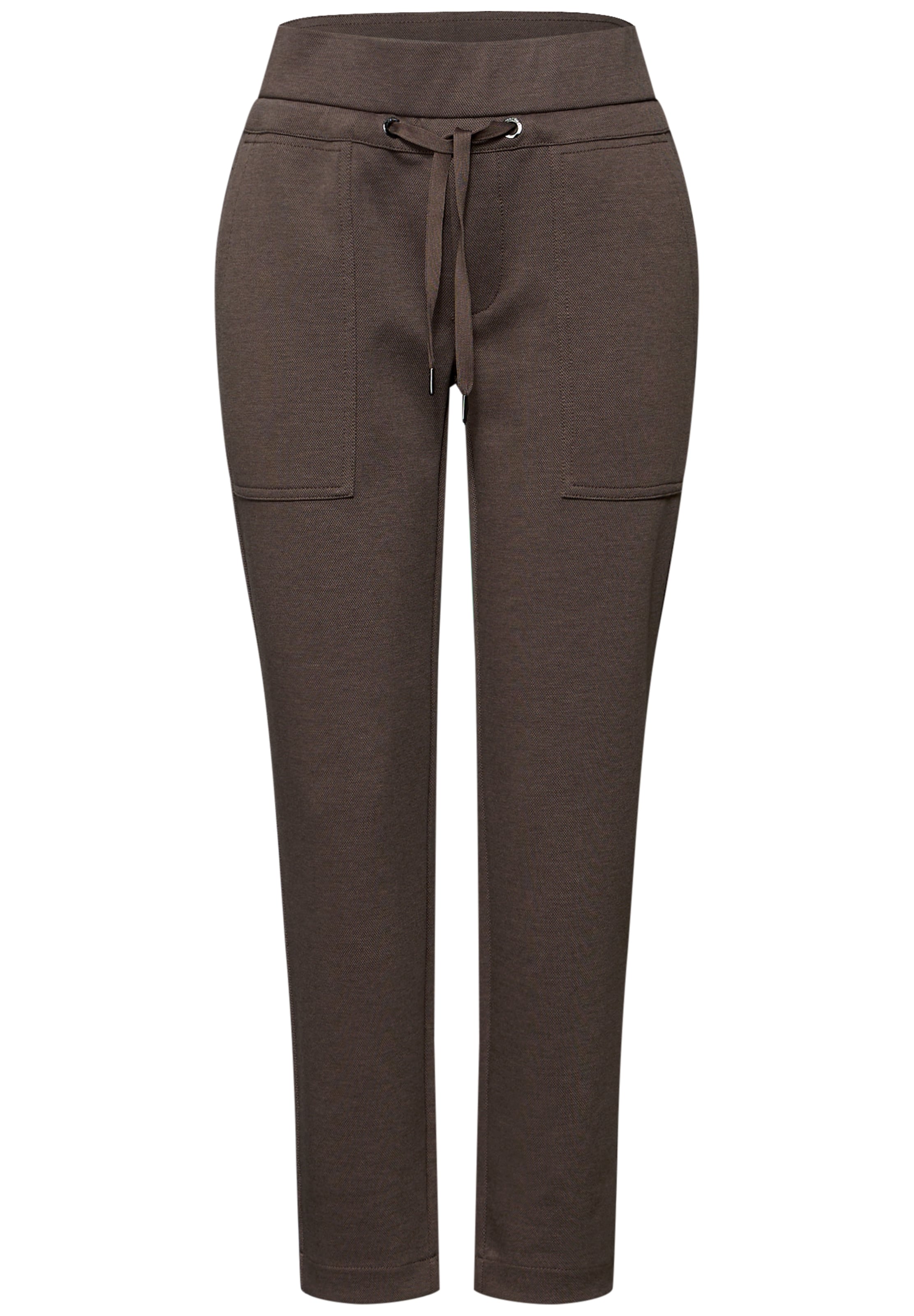 

STREET ONE Широкие брюки в темно-коричневом цвете