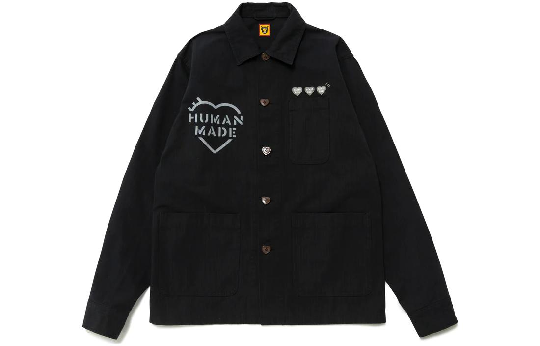

Военная рубашка HUMAN MADE, бежево-желтый