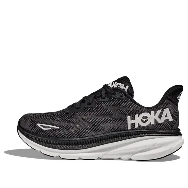 

Кроссовки clifton 9 'black white' Hoka One One, черный