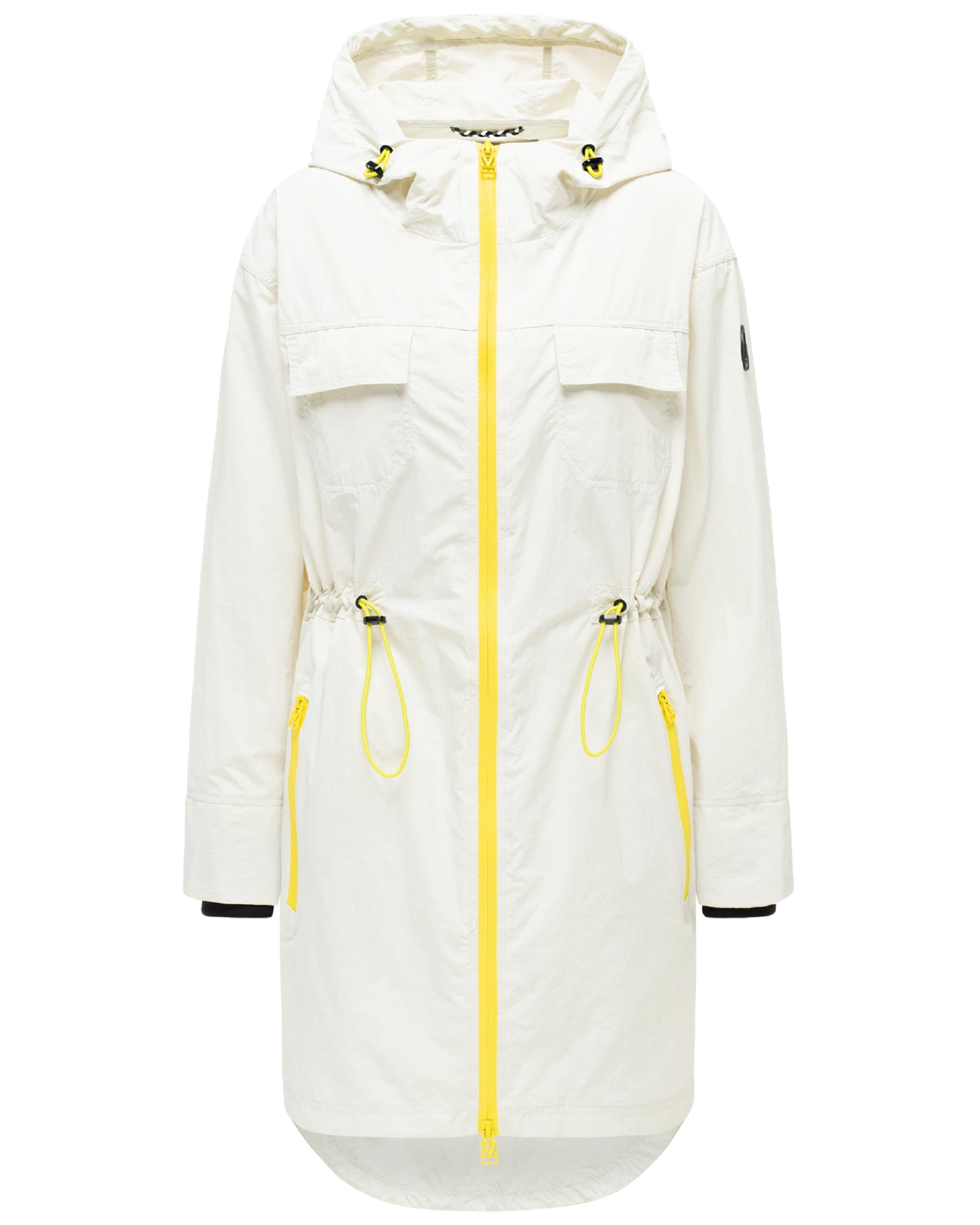 

MARIKOO Парка для межсезонья 'Trüffelbonbon 16' в цвете Off White