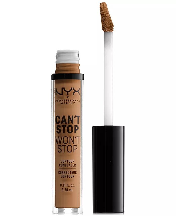 

Can't Stop Won't Stop Консилер для контура, 0,11 унции Nyx Professional Makeup, цвет Warm Honey