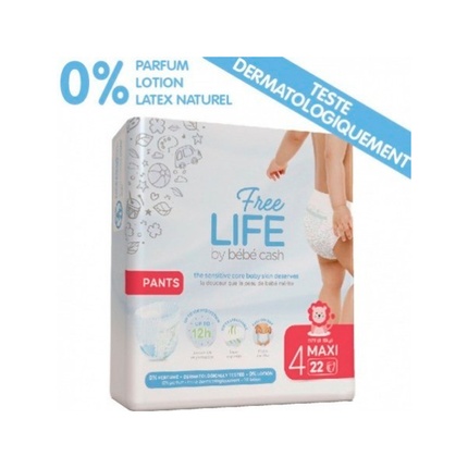 

Подгузники Cash Nappy Maxi 22 шт. - Упаковка из 4 шт Freelife Bebé