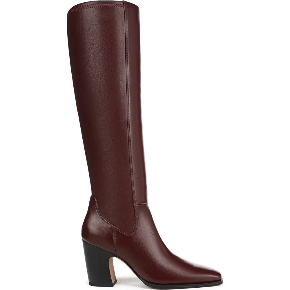 Сапоги Jonie с широким голенищем и высокими коленями Franco Sarto, цвет oxblood red leather — фото 2