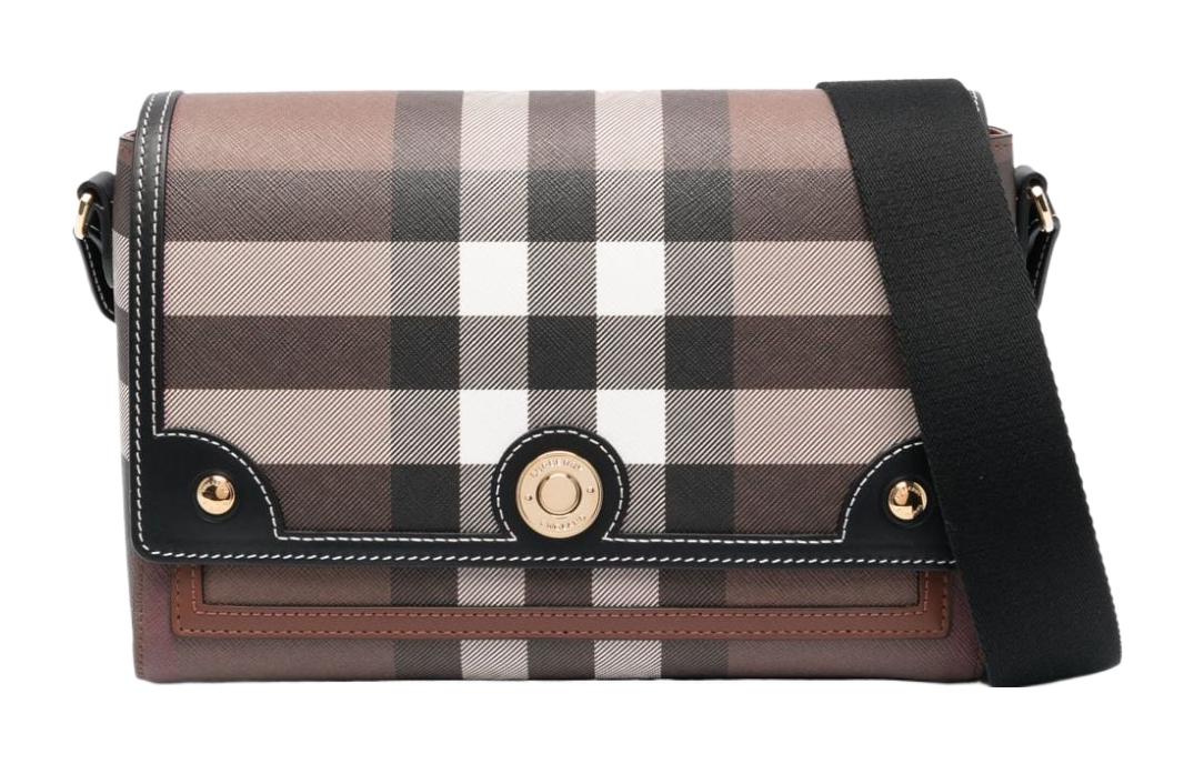 

Burberry Полиуретановая поясная сумка через плечо женская шоколадная