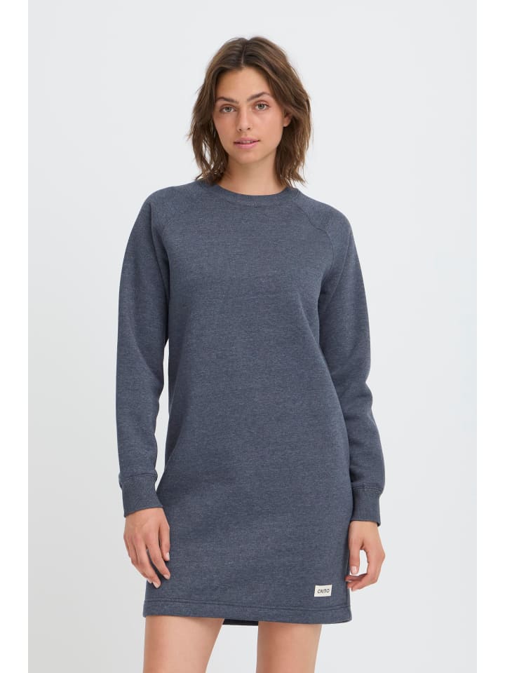 

Платье-свитшот OXKAREN DRESS синего цвета Oxmo
