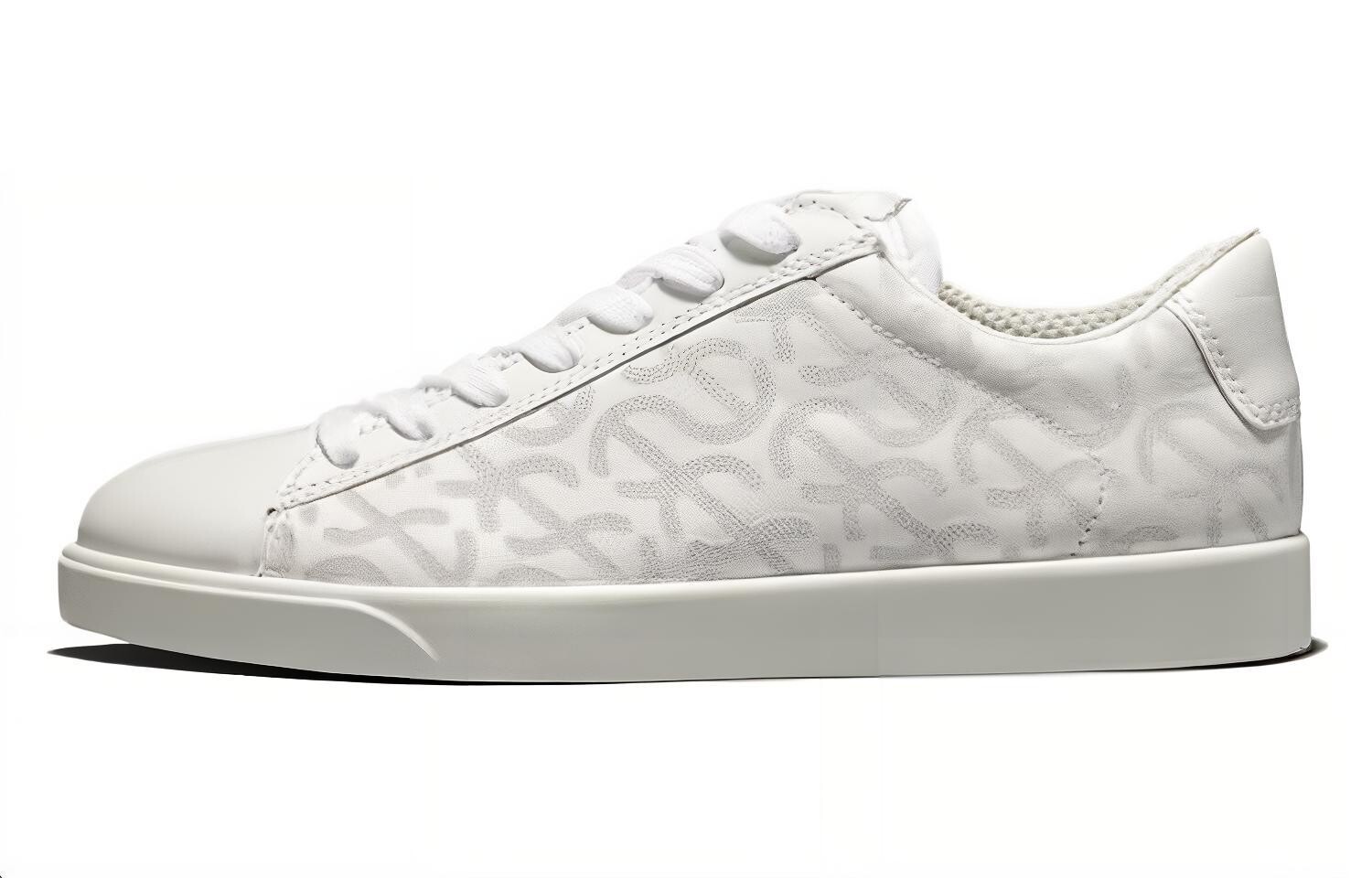 

Кроссовки ecco Skateboarding Shoes Women's Low-top White, белый