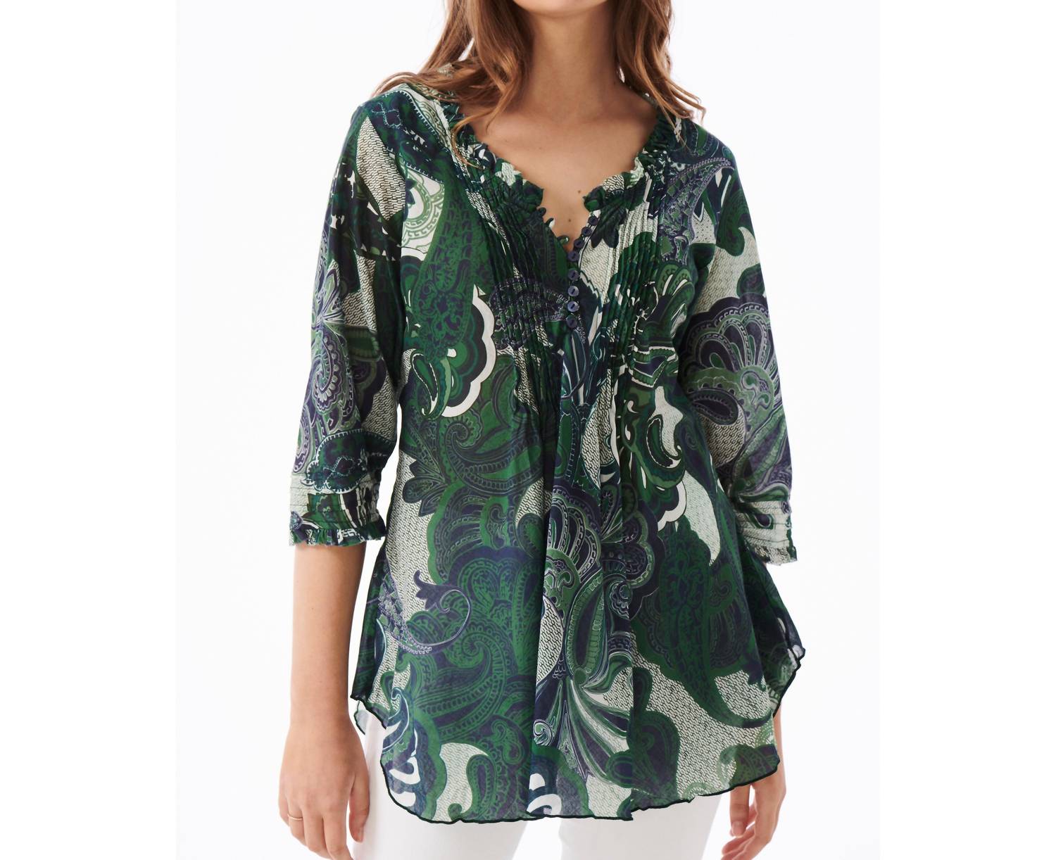 

Топ San Miguel Cotton Poppy в изумрудном цвете oneseason, цвет emerald