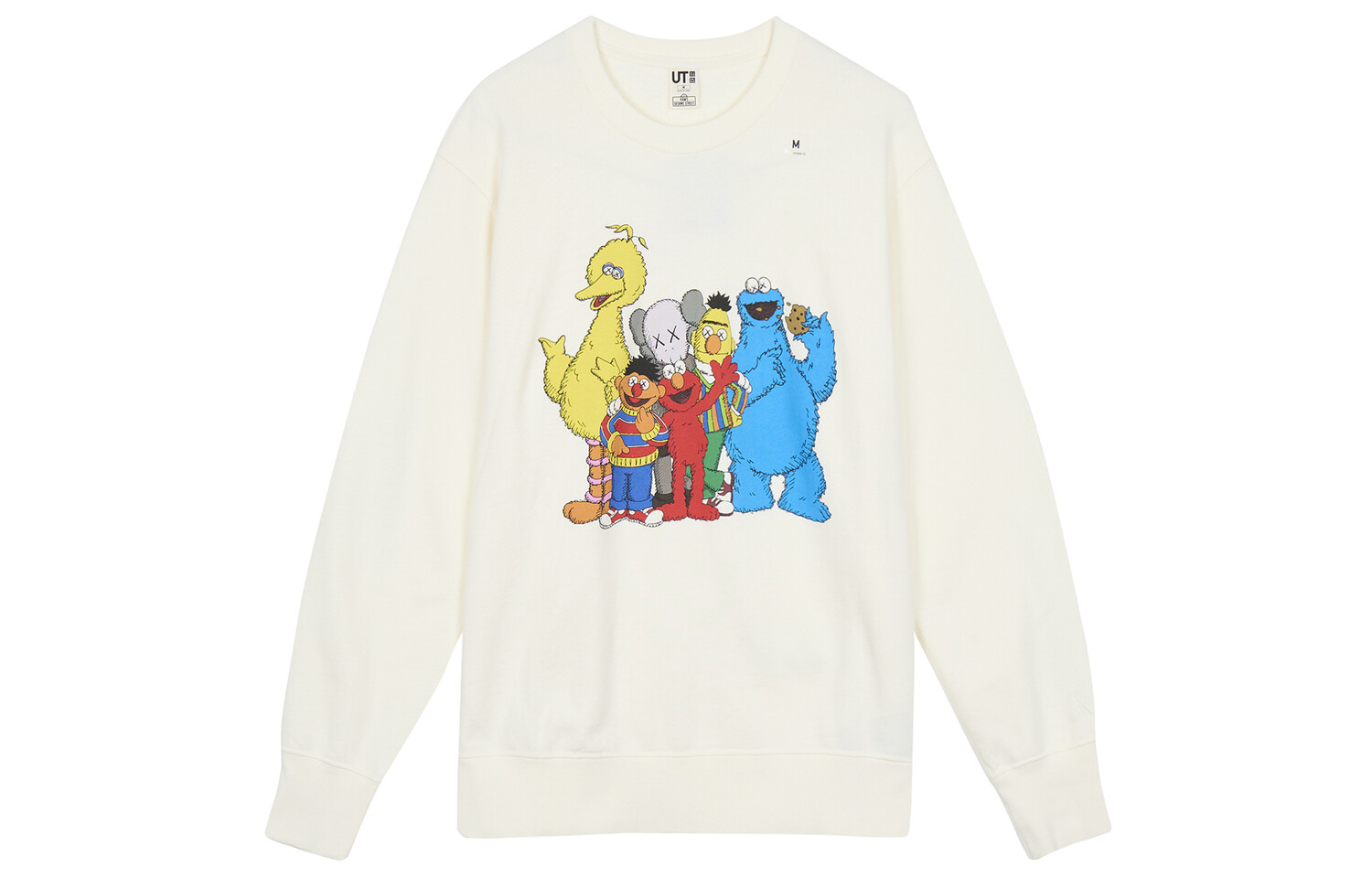 

Kaws Kaws Co-Branded Collection Толстовка унисекс белая Uniqlo, белый