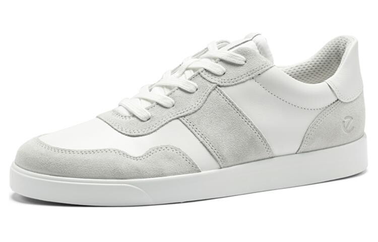 

Кроссовки ecco Skateboarding Shoes Men Low-top Gray/White, серый/белый
