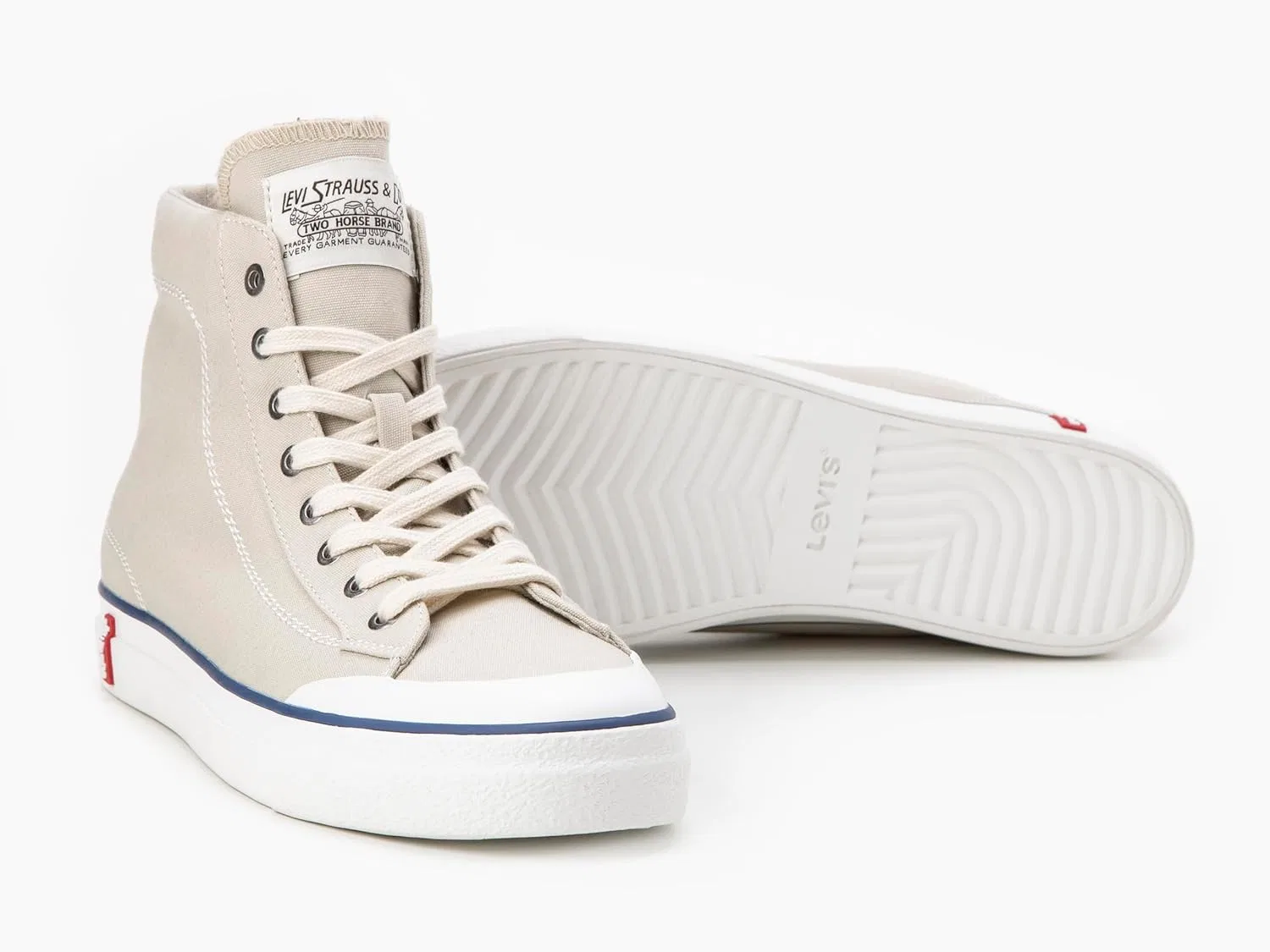 Кроссовки Levi's Herren LS2 Mid Street, Off White — фото 3