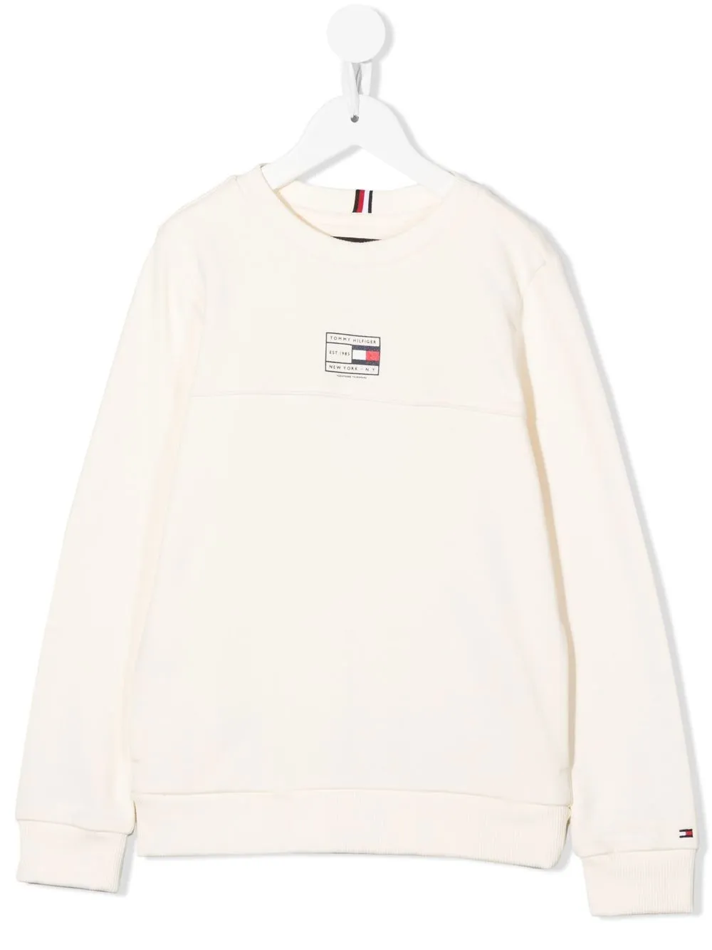 

Толстовка из органического хлопка с логотипом Tommy Hilfiger Junior, нейтральный