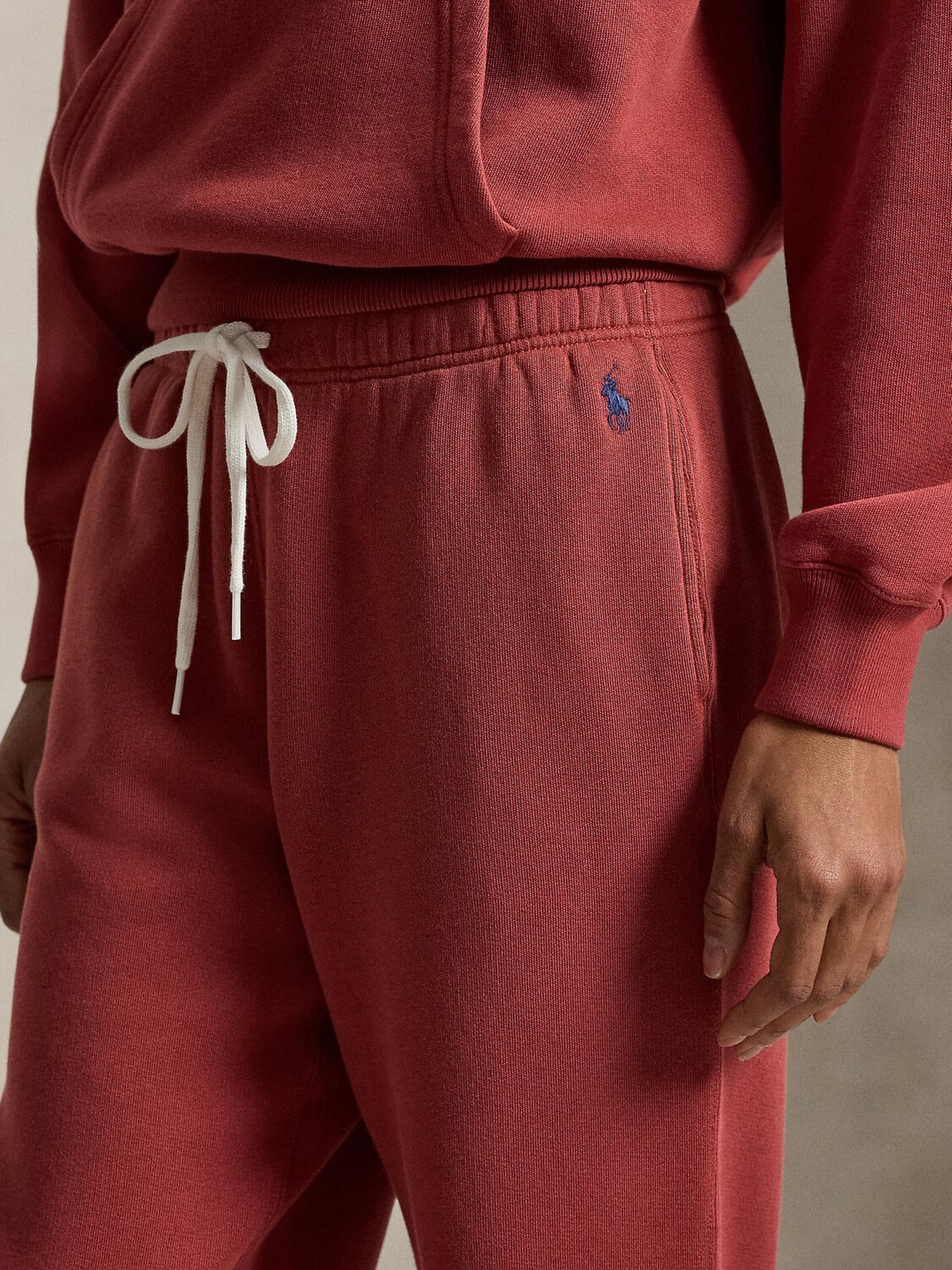 Polo Ralph Lauren Брюки с зауженным низом в красном цвете — фото 2