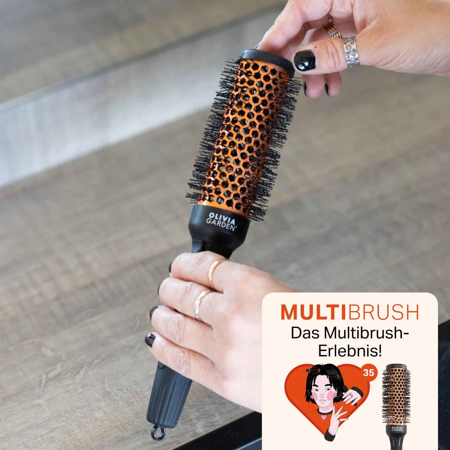 Набор бигуди Olivia Garden Multibrush Curlers Kit Olivia Garden — фото 2