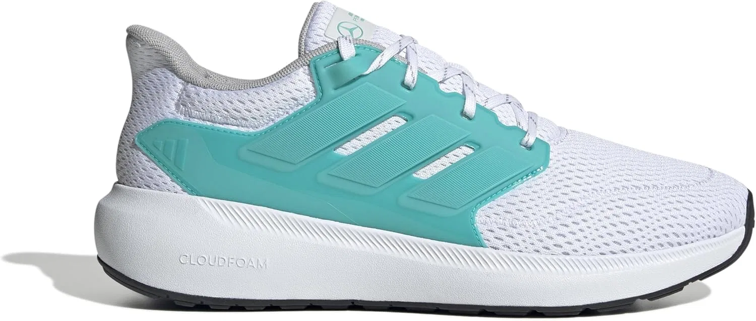 Кроссовки Adidas Unisex Mercedes AMG Petronas Formula One Team Ultimashow 2.0, Cloud White Semi Mint Rush Core Black — фото 2