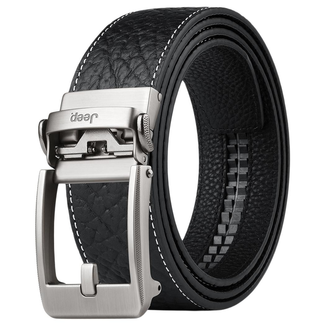 

Кожаный ремень для мужчин Business Casual, 35 см Jeep, черный