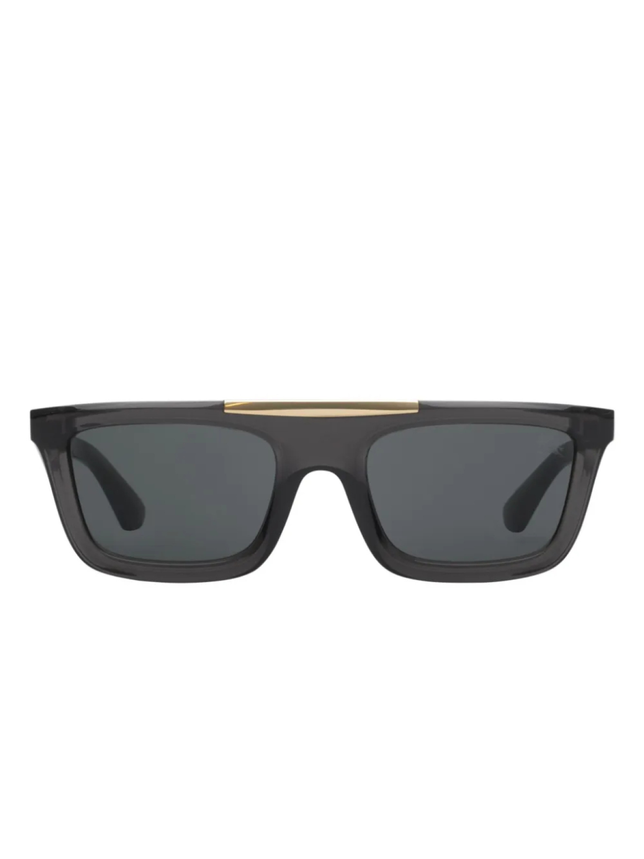 

Burberry rectangle-frame солнцезащитные очки, черный