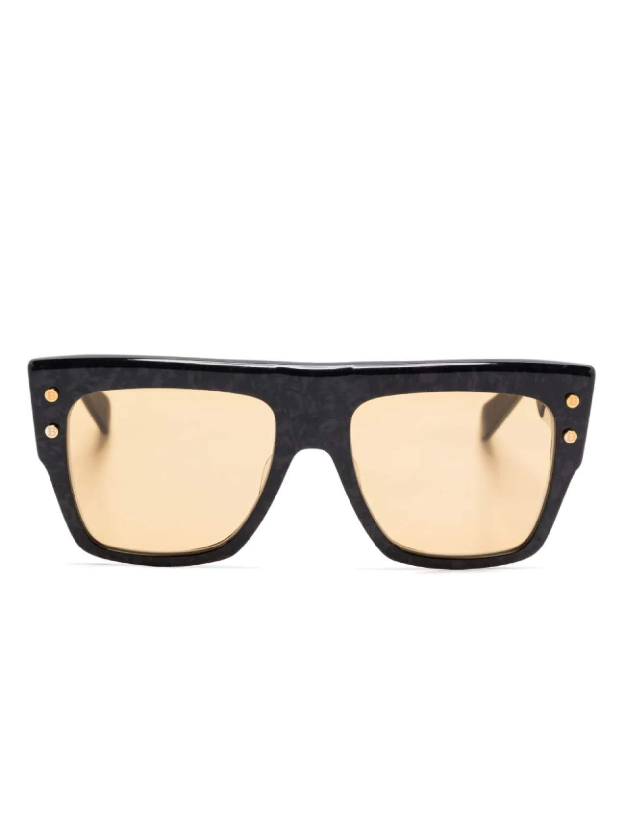 

Солнцезащитные очки в квадратной оправе Balmain Eyewear, черный