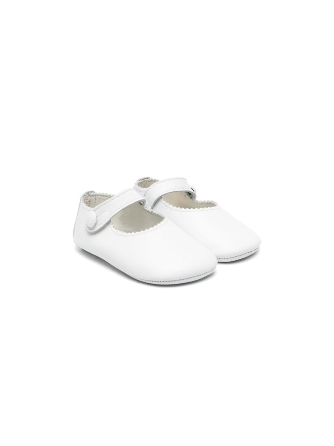 

Балетки с узором зигзаг Gallucci Kids, белый