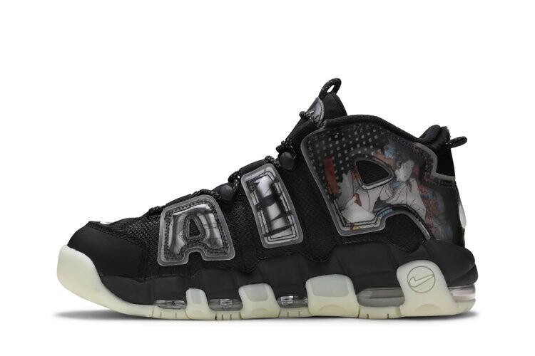 Кроссовки Nike Air More Uptempo, черный — фото 3