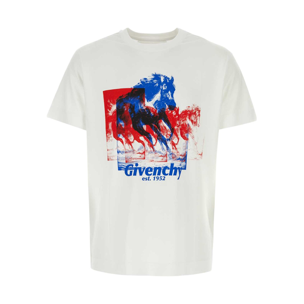 

Футболка классического кросса Givenchy, белая