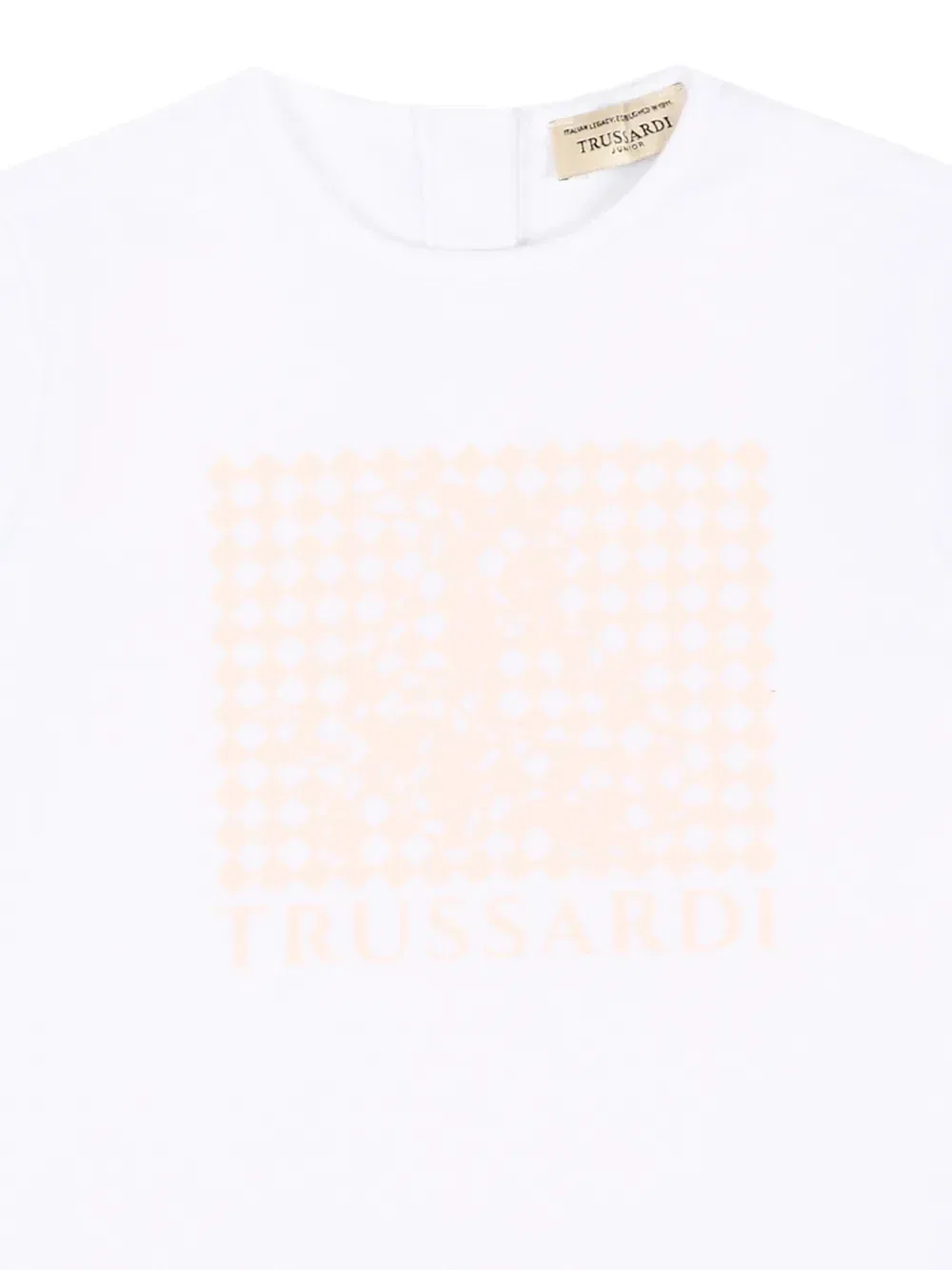 Футболка с графичным принтом Trussardi Junior, белый — фото 3