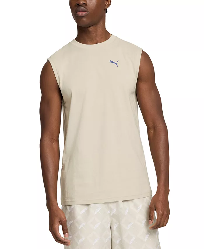 

Мужская майка Resort Logo Puma, коричневый/бежевый