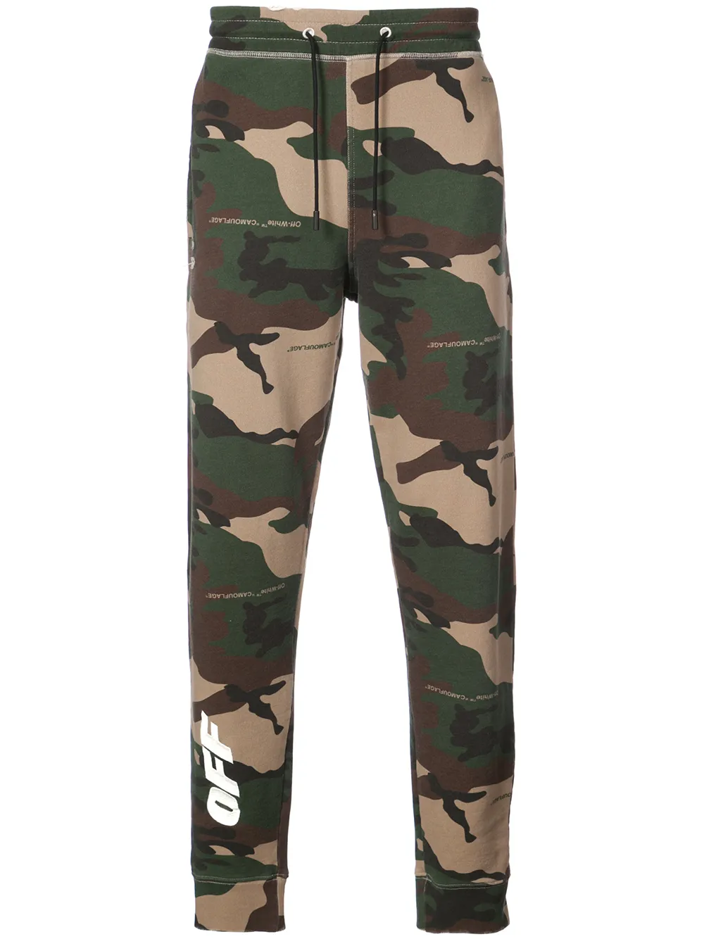 

Камуфляжные спортивные брюки OFF-WHITE, коричневый