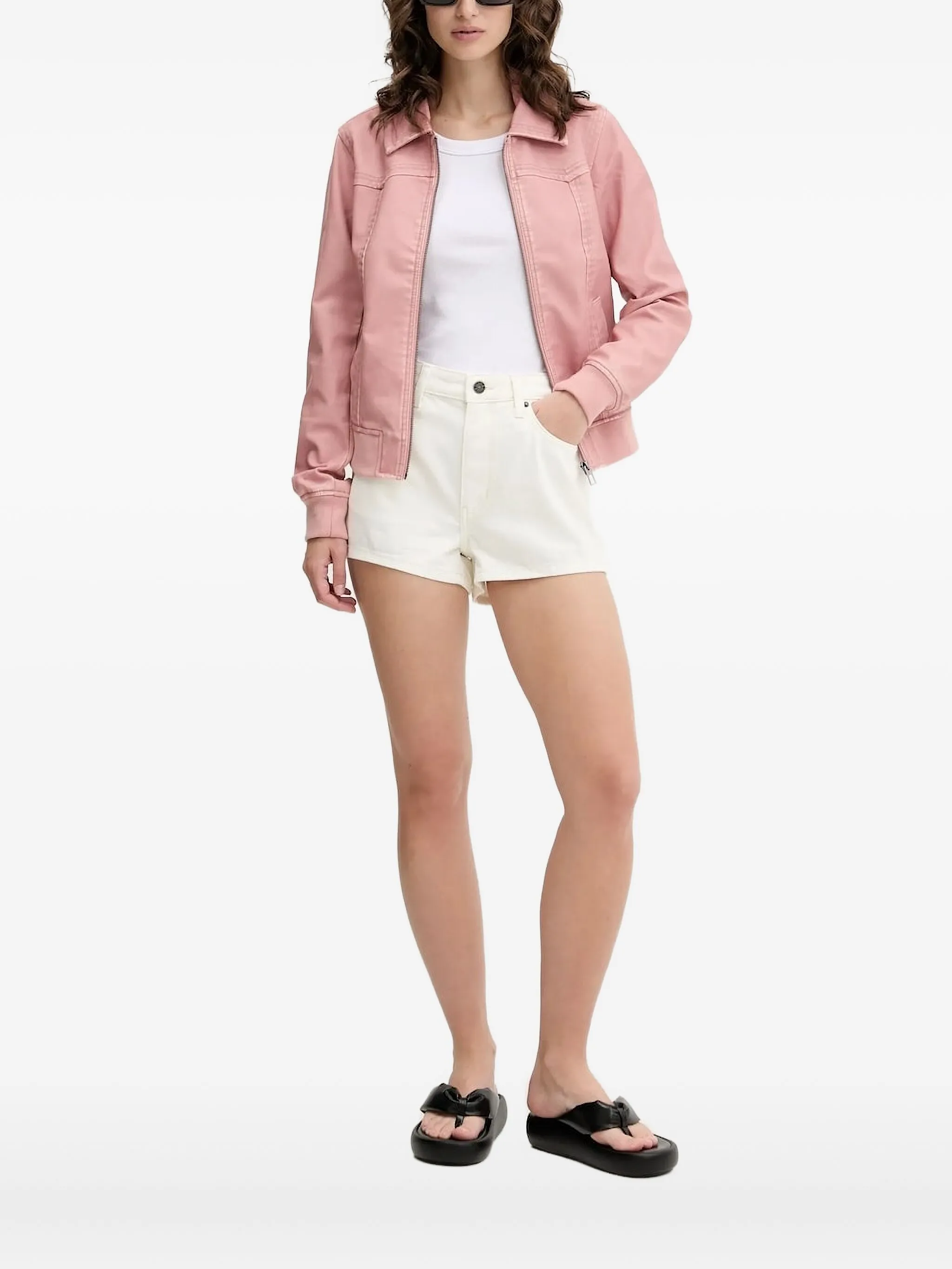 

Куртка на молнии Desigual, розовый