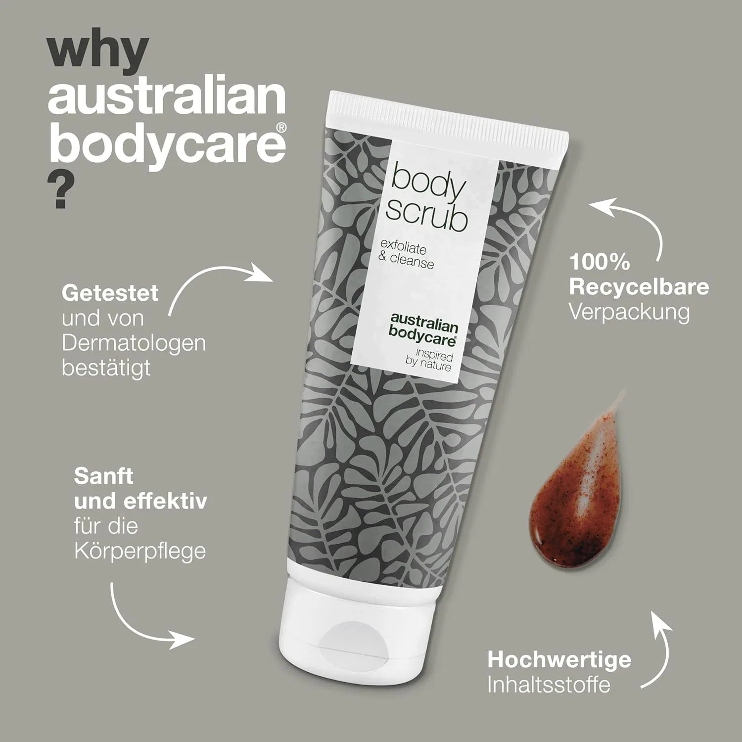 Набор из 3 скрабов для тела с маслом чайного дерева, 200 мл Australian Bodycare — фото 4