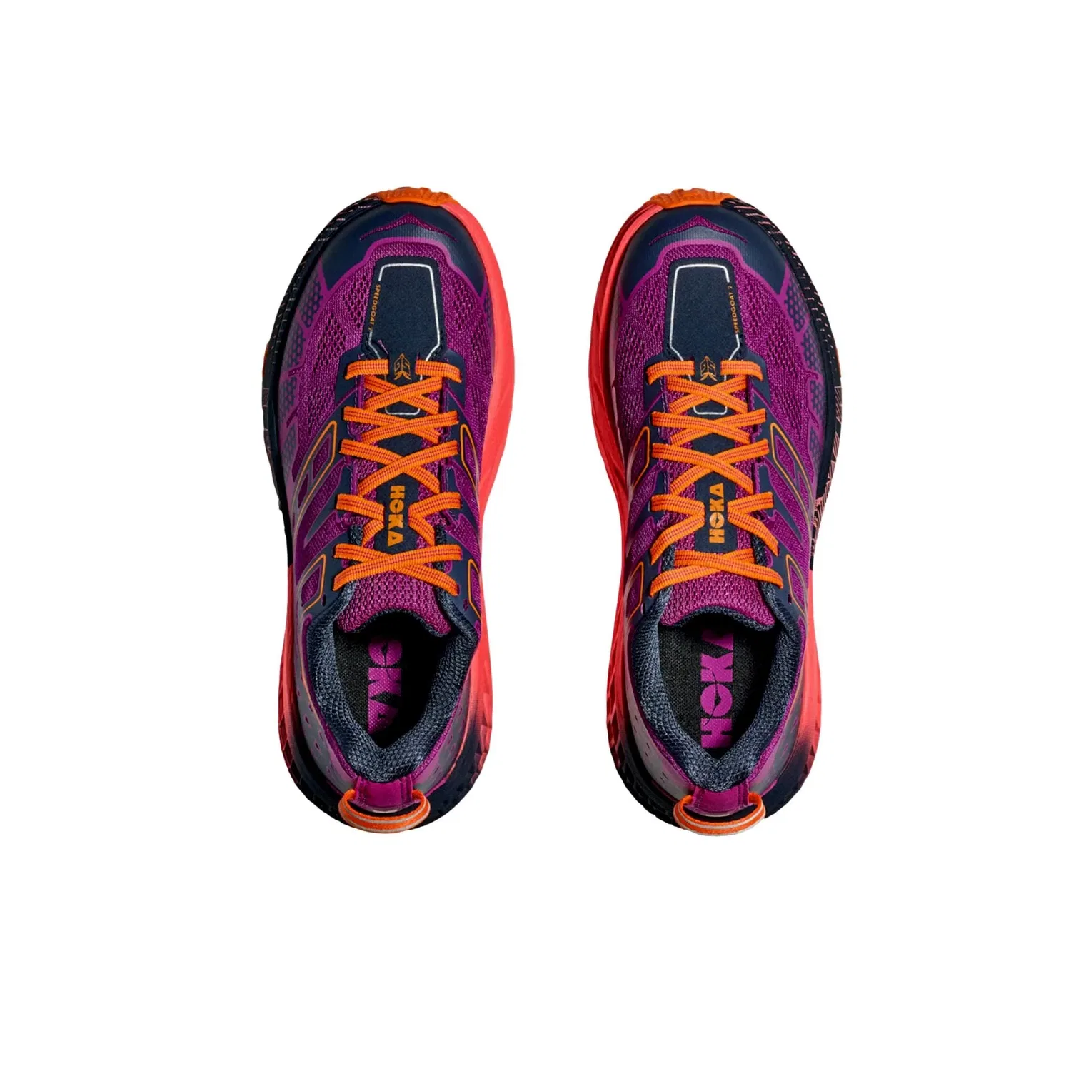 Мужские кроссовки Hoka Speedgoat 2 Wild Flower / Electric Tangerine 1162710-WRC, розовый — фото 2