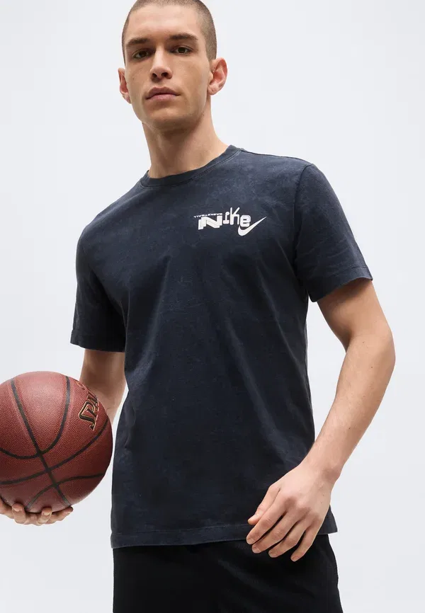 Футболка Nike Performance Tee asbury print t-shirt, черный — фото 4