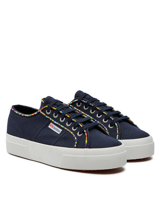 Кеды Superga Zapatillas de tenis Multicolor Beads 2740, темно-синий — фото 2