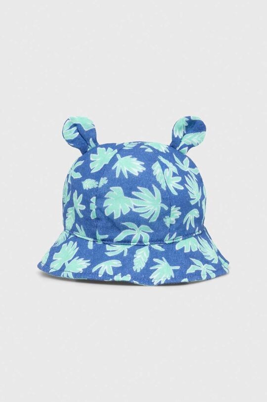 

Детская хлопковая шапочка United Colors of Benetton, синий