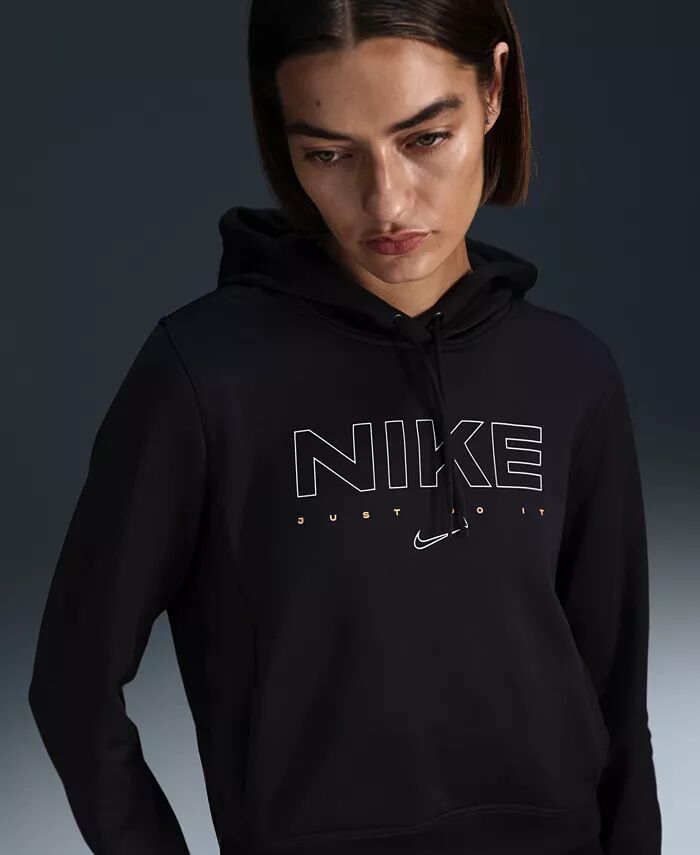 

Женская толстовка с капюшоном Therma-Fit с логотипом Nike, черный