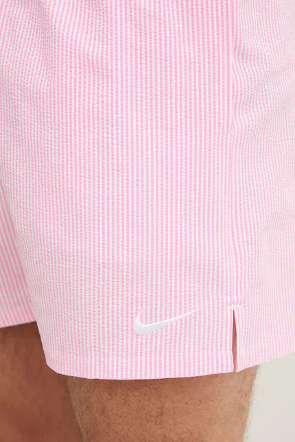 Шорты для купания полосатые Nike, розовый — фото 4