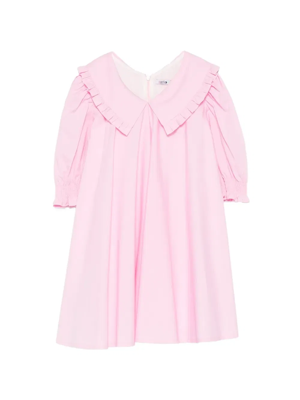 Платье с оборками Suenos Kidswear, розовый