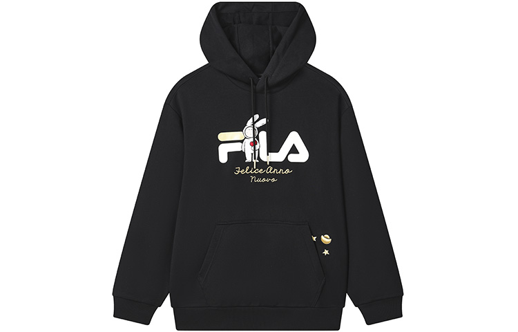

Футболка FILA CNY X Buer Rabbit унисекс угольно-черная