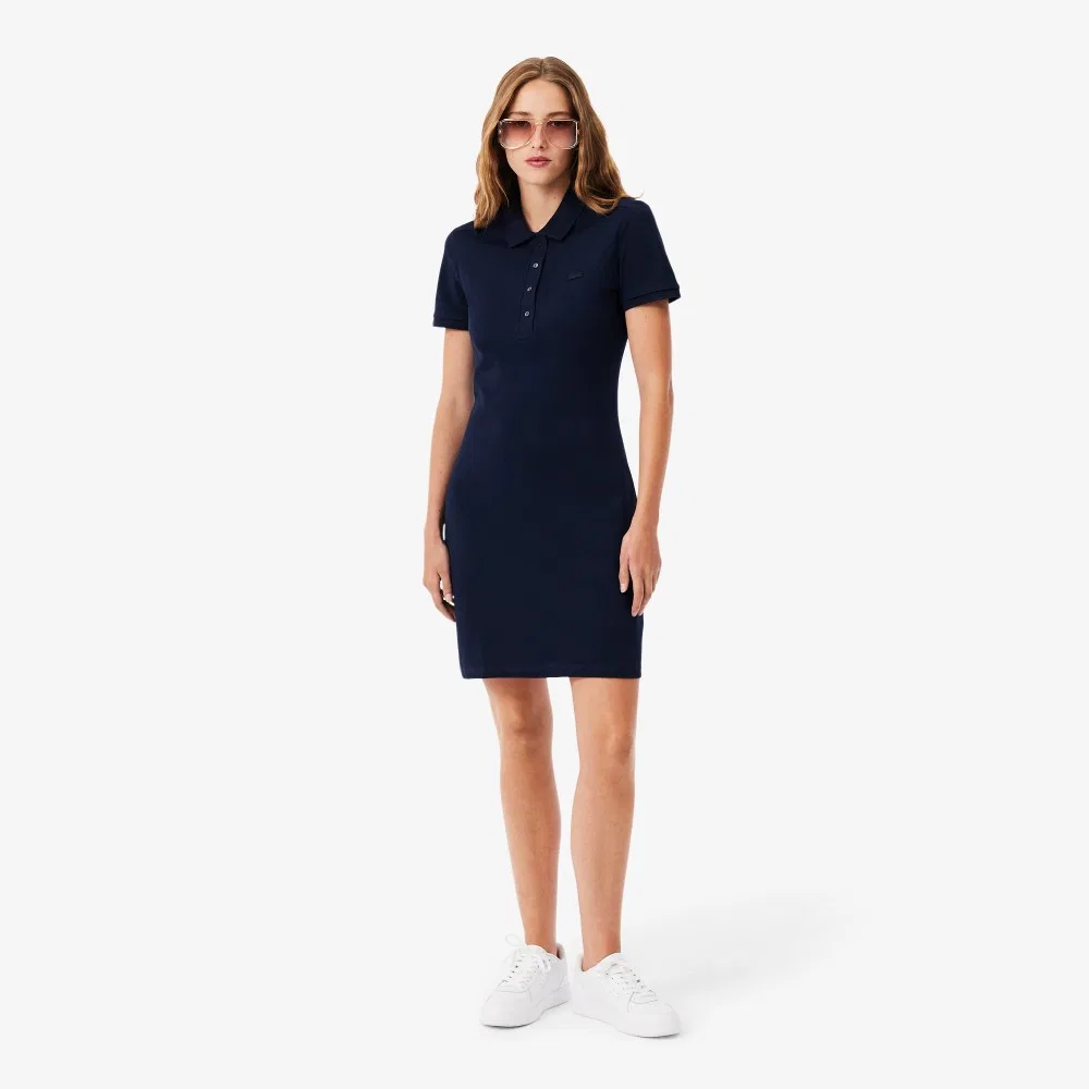 Платье Lacoste Мини-поло, Тёмно-синее